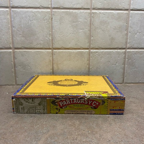 Partagas Habana cigar boxes used, set of 2