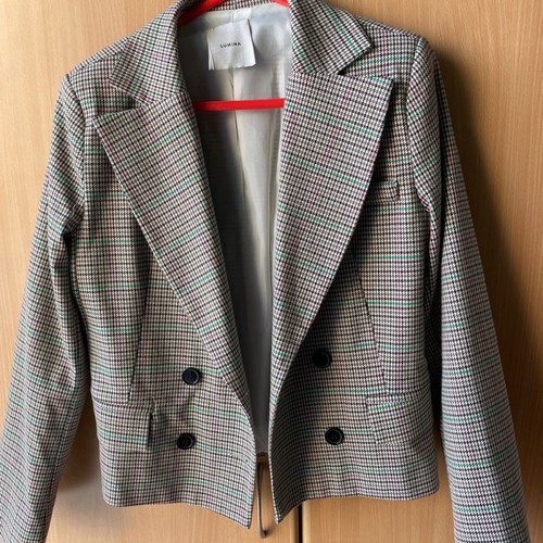 Lumina checked jacket like new