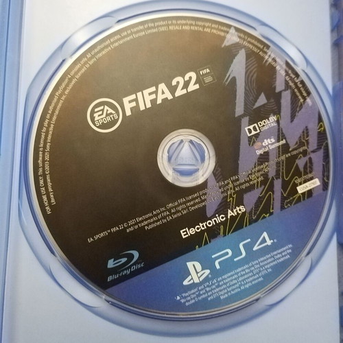 FIFA22 for Sony PS4 like new, football sports game