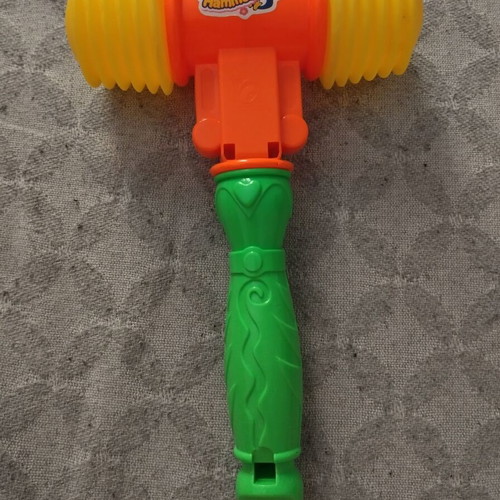 Plastic hammer with whistle like new