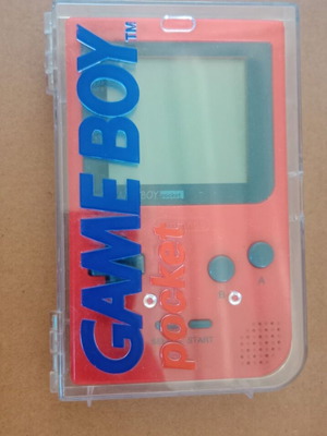 Gameboy Pocket Κόκκινο με θήκη και δώρο κασέτα, σε άριστη κατάσταση
