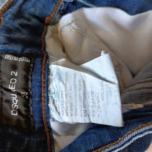 Dsquared2 Jeans size XS like new, blue, ripped style