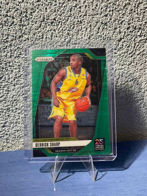 Κάρτα Derrick Sharp Green Pulsar Prizms Panini Prizm Euroleague 24/25 σαν καινούργιο
