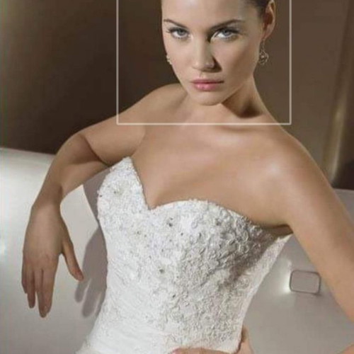 Cosmobella Demetrios wedding dress like new with Swarovski crystals, size M