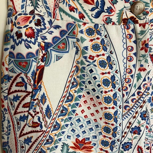 Sézane Martin cropped pants size 36 like new multicolor