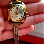 Γυναικείο ρολόι VINCA από Ελβετία επιχρυσωμένο αντικα
