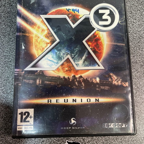 X3 Reunion PC game used, DVDROM with scratches