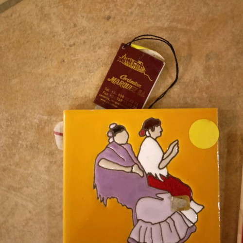 Marquez ceramic coasters made in Spain 22 pieces new