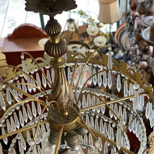 Vintage large chandelier used