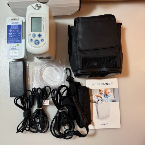 Portable oxygen concentrator Inogen One G5 with large 16 cell battery like new