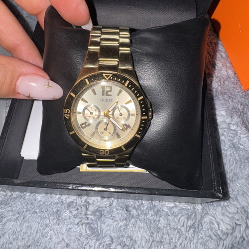 Guess gold-plated stainless steel women's watch