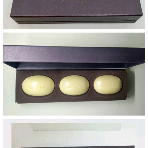 Boucheron Paris set of 3 aromatic soaps new