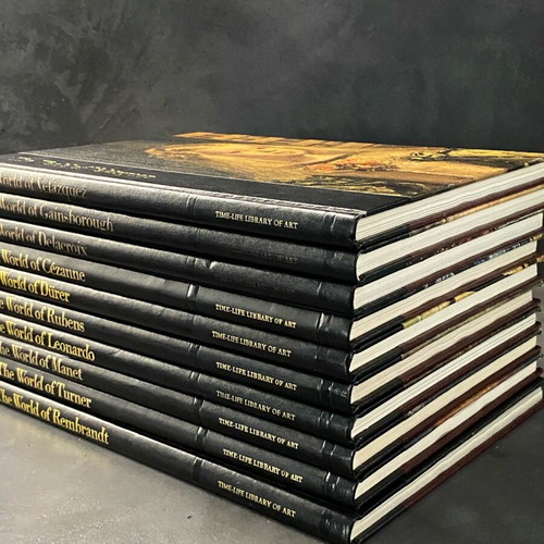 Time Life Library of Art collectible book series like new, 10 volumes