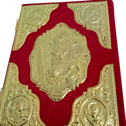 Gospel new with velvet and gilded metal details