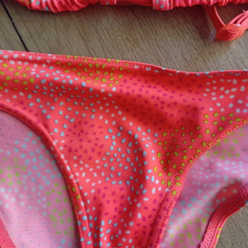 Children's bikini swimsuit coral size 5-6 years like new