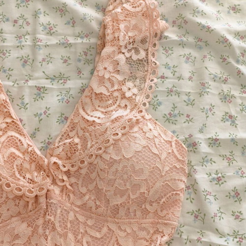 Pink lace dress like new, size S