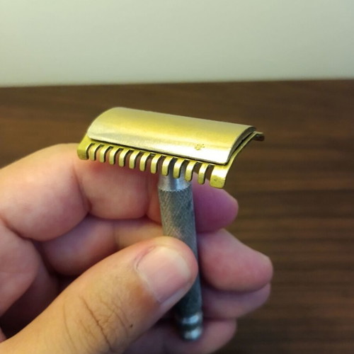 Primo Open Comb Greek double-edged razor used from the 70's