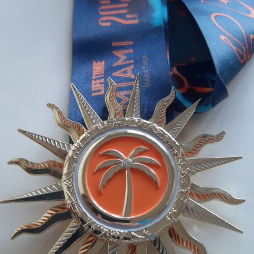 Miami 2024 Marathon Medal like new, authentic
