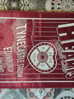 Λάβαρο Hearts Football Club Σκωτίας καινούργιο, γνήσιο