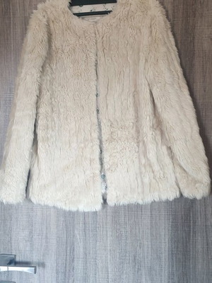 Zara fur like new, girls', beige