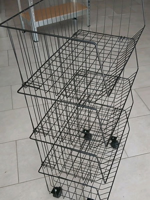 Shelves 4 with wheels new for multiple uses