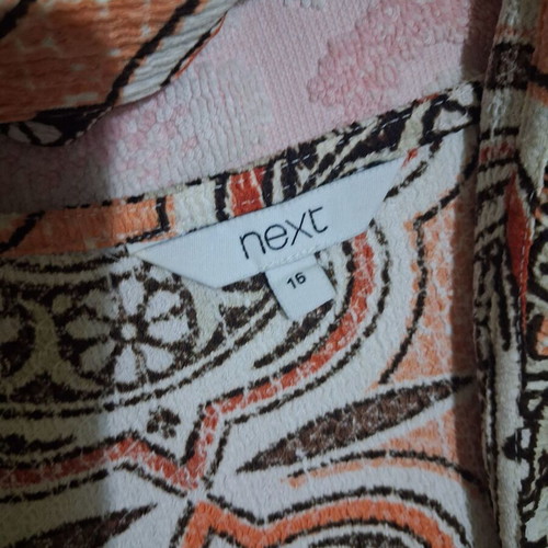 Next blouse XL colorful, like new, elastic fabric