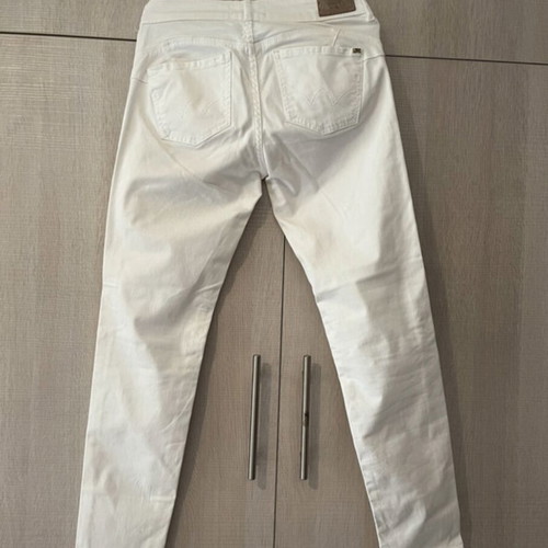 White denim pants used, size S