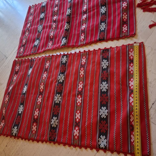 Vintage set of 8 traditional woven linens Arta Brașov