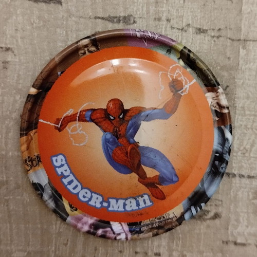 Spider Man Marvel Heroes 2008 metal cap used