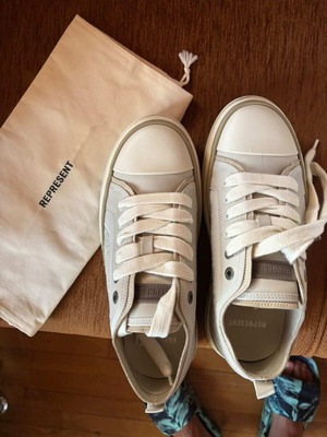 Represent sneakers new, beige, size 41.5