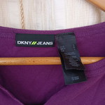 DKNY blouse used, purple, size L