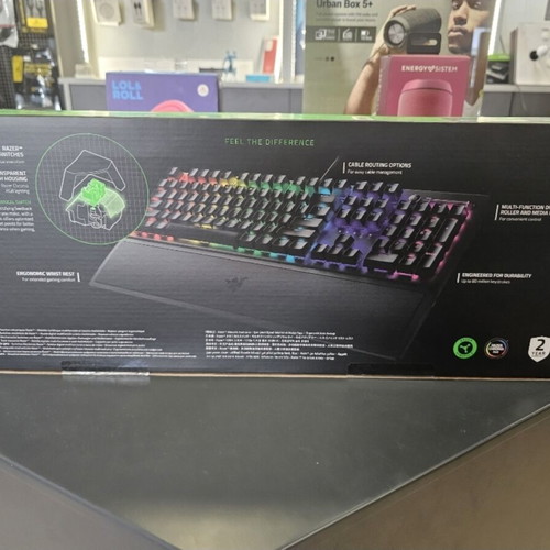 Razer BlackWidow V3 mechanical keyboard with green switches, Greek layout