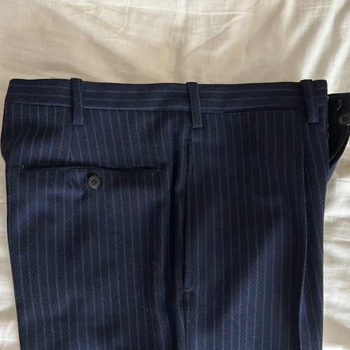 Men's dark blue vintage suit Greek tailoring like new