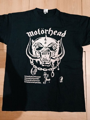 Motorhead fashion t-shirt new, 100% cotton, size XL, black