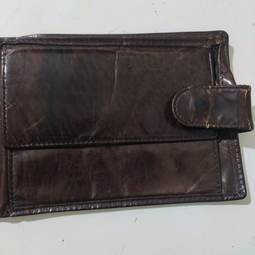 Lavor leather wallet like new, brown