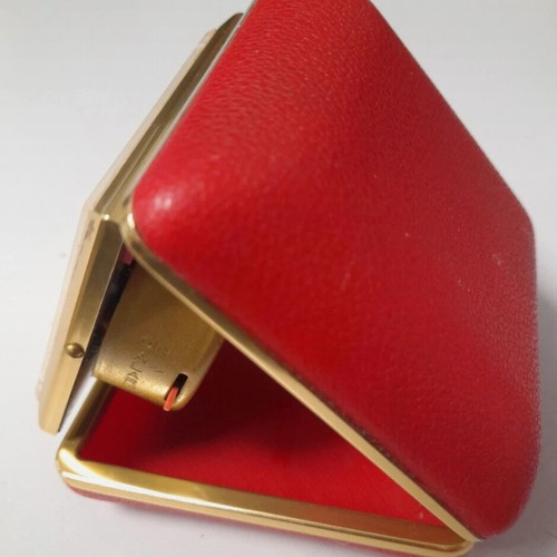 Vintage Meister Anker alarm clock like new, travel folding case