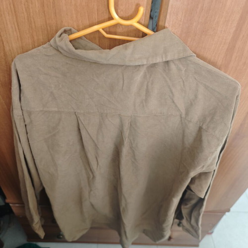 Polo shirt 100% cotton size M like new beige brown
