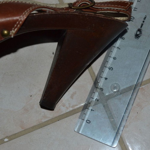 Brown leather sandals like new, size 36