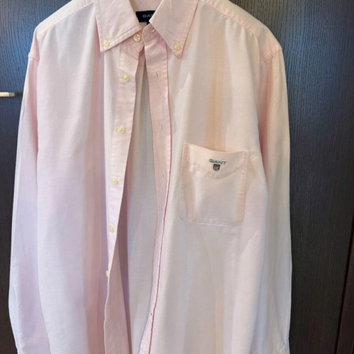 Gant Oxford University regular fit men's shirt size M like new, pink