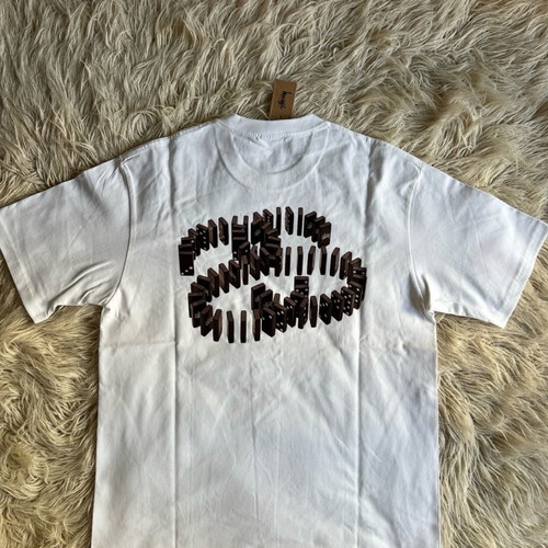 Stussy Dominos Tee new, sizes M and L, black and white