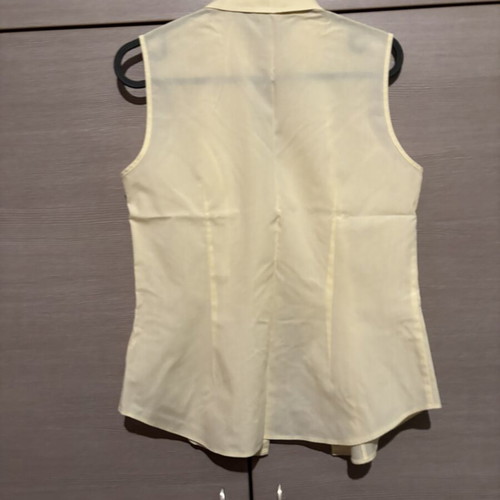 Marks & Spencer sleeveless shirt like new, ecru, size M