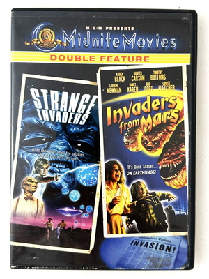 Strange Invaders & Invaders from Mars DVD used, English with subtitles