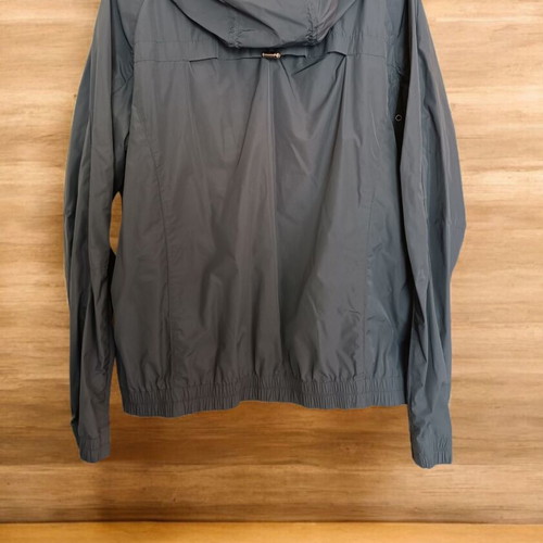 Mango windbreaker jacket like new, gray and blue, men's