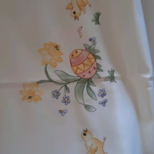 Easter tablecloth like new 1.80×1.30