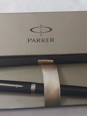Στυλό πένα Parker IM μαύρη μεταχειρισμένη με θήκη