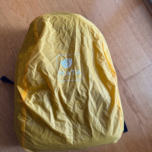 KATA camera bag used with waterproof cover
