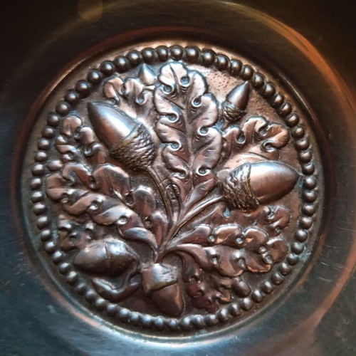 Silver-plated decorative centerpiece used