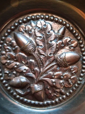 Silver-plated decorative centerpiece used
