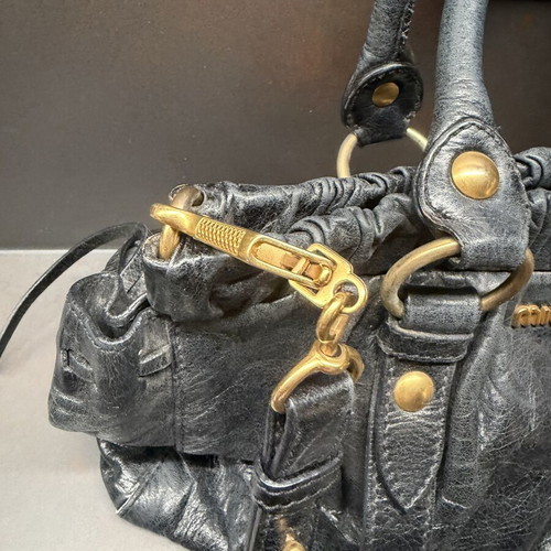 Miu Miu Vitello handbag, black