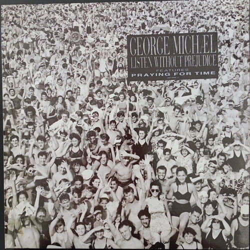 Listen Without Prejudice George Michael vinyl record used, pop